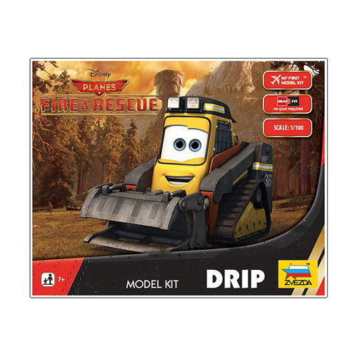 Planes Fire and Rescue 1:100 scale Drip Vehicle Snap Fit Model Kit